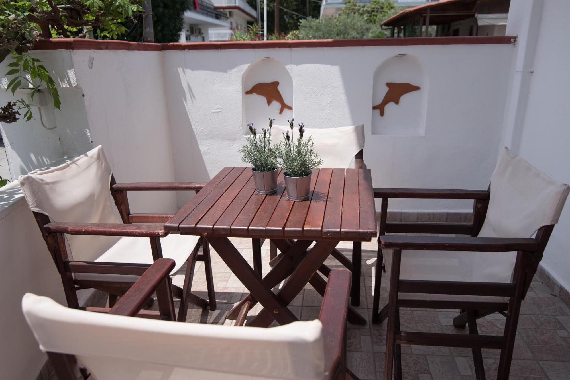 Assamaris Apartment Asproválta Ngoại thất bức ảnh
